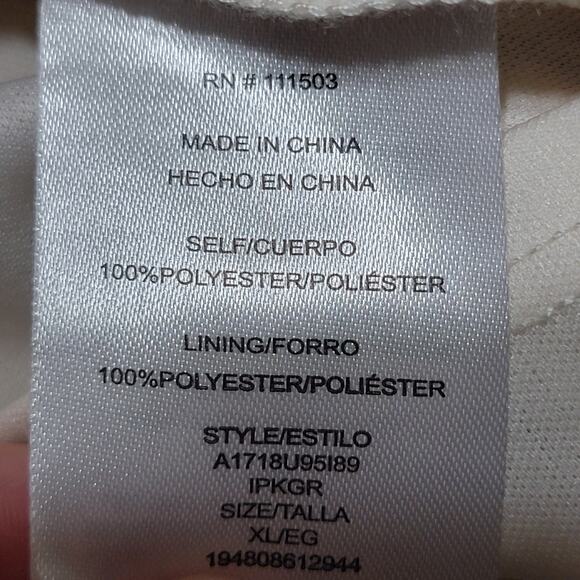 Lily Rose Short Sleeve Summer Hi-Low Dress w/ Flowers - Size XL - Picture 7 of 7